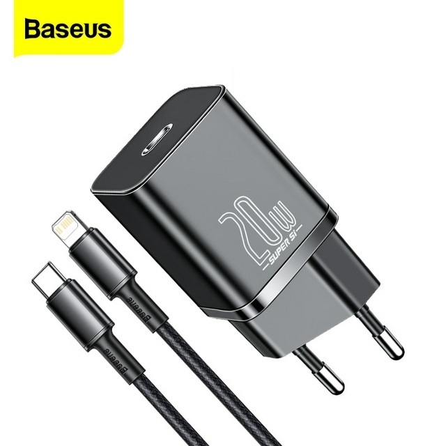 Kit Carregador Baseus mini 20w